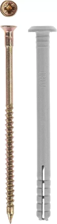 Дюбель-гвоздь ЗУБР &quot;МАСТЕР&quot; полипропиленовый, грибовидный бортик, 6 x 60 мм, 90 шт 4-301355-06-060 купить в Екатеринбурге