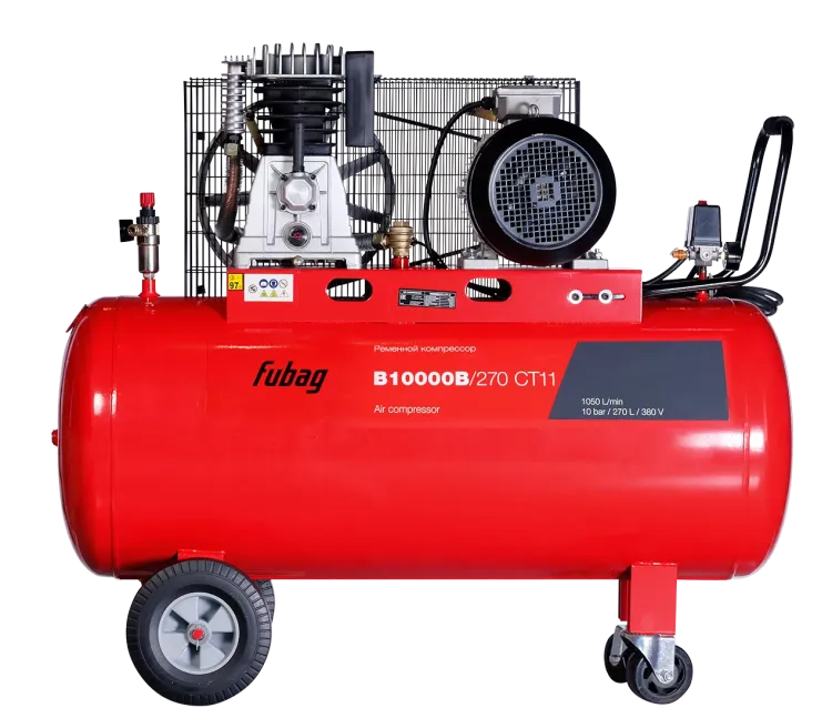 Компрессор масляный поршневой ременной Fubag  B10000B/270 СТ11  купить в Екатеринбурге