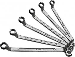 Набор ключей накидных 6–22 мм 8 шт. хромированные SPARTA 153755
