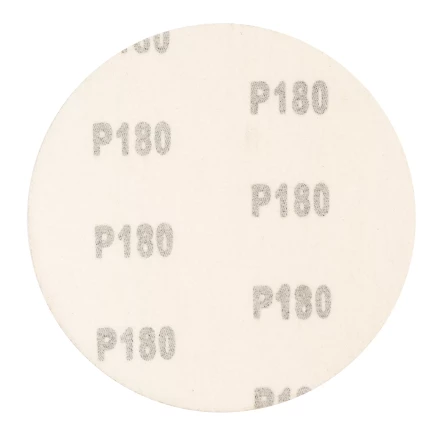 Круг абразивный на ворсовой подложке под &quot;липучку&quot;, P 180, 125 мм, 10 шт Сибртех 738657 купить в Екатеринбурге