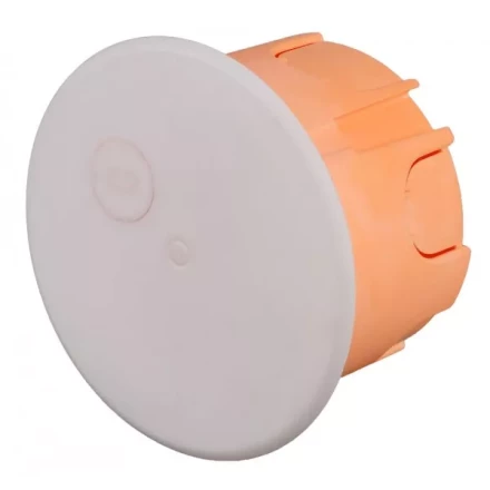 Коробка монтажная СВЕТОЗАР для подштукатурного монтажа, макс. напряжение 400В, с крышкой, 68х47мм, круглая SV-54923 купить в Екатеринбурге