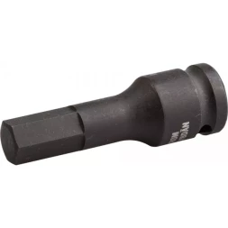 Торцовая головка KRAFTOOL &quot;INDUSTRIE QUALITAT&quot; ударная (1/2&quot;), HEX, Cr-Mo, фосфатированная, H17 27950-17_z01