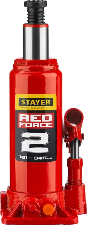 Домкрат STAYER "PROFI" гидравлический бутылочный, в кейсе, 2т, 148-278мм 43160-2-K купить в Екатеринбурге