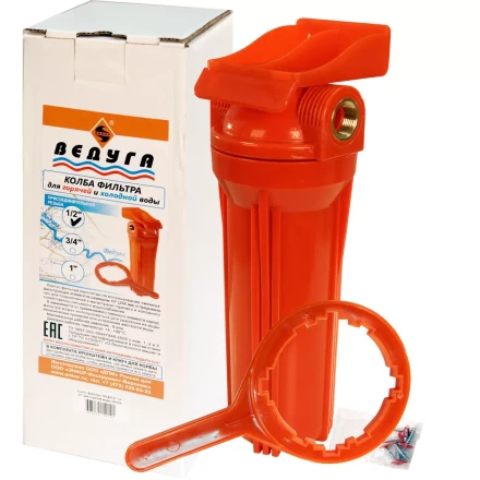 Колба фильтра ВЕДУГА 10 1/2 для горячей воды 69328 купить в Екатеринбурге