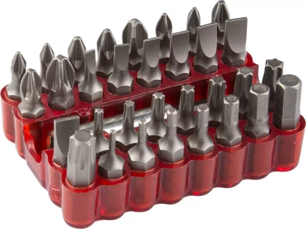 ЗУБР 33 шт, набор бит с магнитным адаптером (26045-H33) купить в Екатеринбурге
