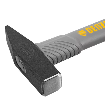 Молоток слесарный, 300 г Denzel, кованый, фибергласовая рукоятка c TPR покрытием 10483 купить в Екатеринбурге