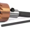 HSS-TiN коронка MESSER  25мм с центр. сверлом и толкающей пружиной для  лист. материала  до 2 мм ц/х купить в Екатеринбурге