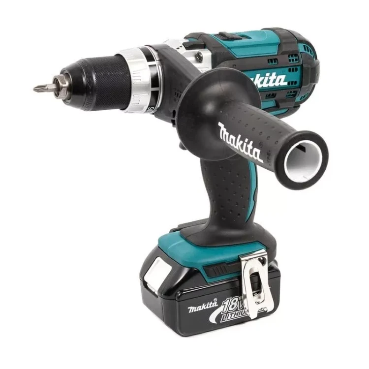 Аккумуляторная ударная дрель-шуруповерт Makita DHP458RFE купить в Екатеринбурге