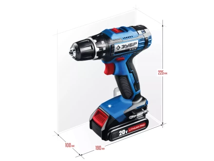 Дрель-шуруповерт 2 АКБ DL-20 A5 серия ПРОФЕССИОНАЛ купить в Екатеринбурге