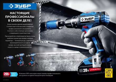Дрель-шуруповерт 2 АКБ DL-20 A5 серия ПРОФЕССИОНАЛ купить в Екатеринбурге