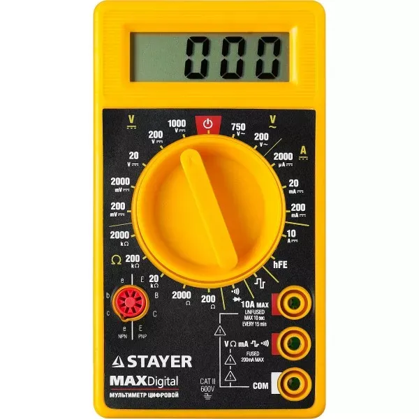 Мультиметр STAYER "MASTER" MAXDigital цифровой 45306 купить в Екатеринбурге