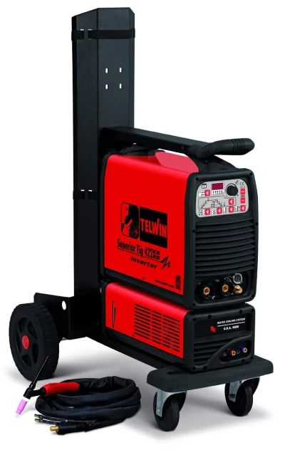 Сварочный аппарат Telwin SUPERIOR TIG 422 AC/DC-HF/LIFT AQUA TIG ACC
