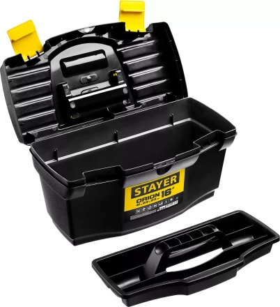 Ящик для инструмента &quot;ORION-16&quot; пластиковый, STAYER 38110-16_z03 купить в Екатеринбурге