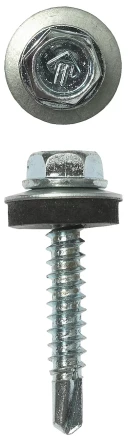 Саморезы ЗУБР &quot;ПРОФЕССИОНАЛ&quot; оцинков., для крепл. кров. матер. к дерев. обреш., 4.8x29мм, 400шт 4-300315-48-029 купить в Екатеринбурге