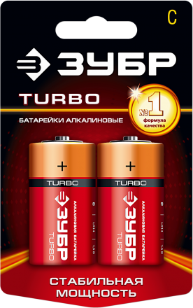 Батарейки TURBO алкалиновые C 15В серия Без серии купить в Екатеринбурге