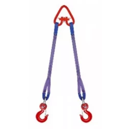 Строп текстильный двухветвевой 2СТ 10 т L=7 м SF7 240 мм Звено РТ-3