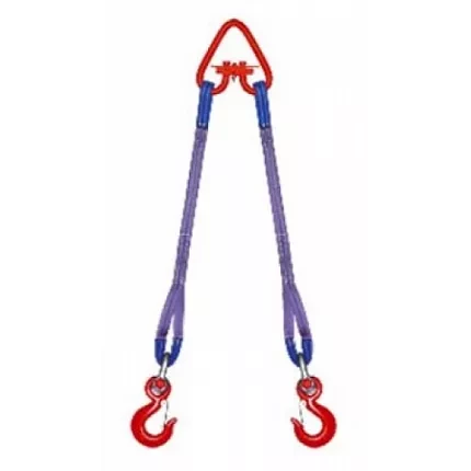 Строп текстильный двухветвевой 2СТ 10 т L=7 м SF7 240 мм Звено РТ-3 купить в Екатеринбурге