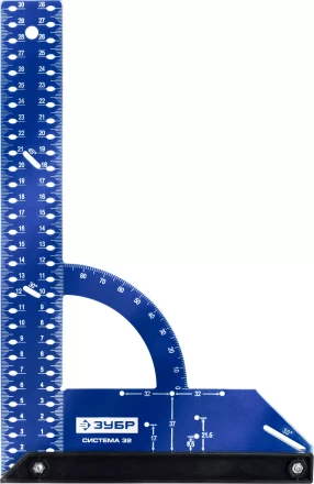 ЗУБР Система-32, разметочный мебельный угольник, Профессионал (34398-30) купить в Екатеринбурге