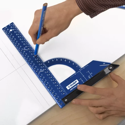 ЗУБР Система-32, разметочный мебельный угольник, Профессионал (34398-30) купить в Екатеринбурге