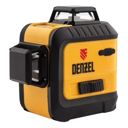 Лазерный уровень мультипризменный LX 360-2 Red, 30 м, 635 нм, аккумулятор Li 2800 мАч, резьба 5/8&quot; Denzel 35076 купить в Екатеринбурге