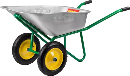 Тачка GRINDA строительная двухколесная, 110 литров 422394 купить в Екатеринбурге