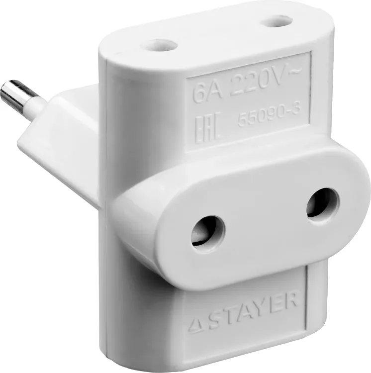 Разветвитель электрический MAXElectro, STAYER 55090-3, 3 гнезда, 6А/220В 55090-3 купить в Екатеринбурге