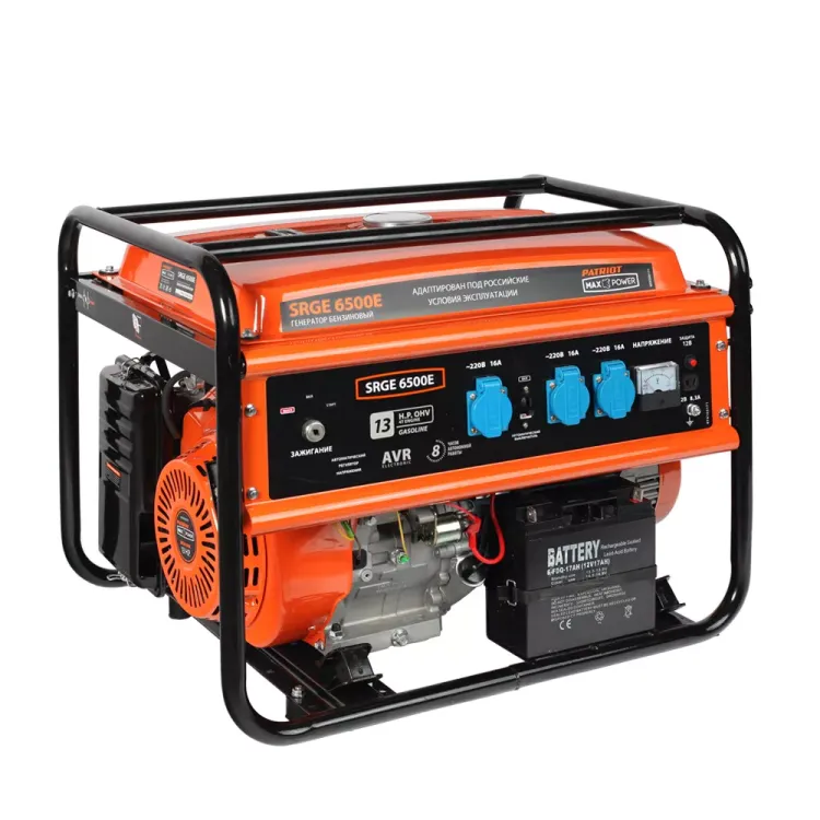 Бензогенератор Patriot Max Power SRGE-6500 E купить в Екатеринбурге