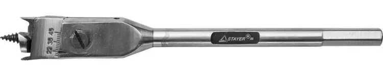 Сверло перовое по дереву, регулируемое, STAYER Professional 2951-22-76, d=22-76мм 2951-22-76 купить в Екатеринбурге