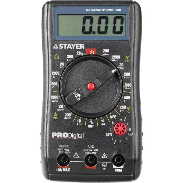 Мультиметр STAYER "PROFESSIONAL" PRODigital цифровой 45310 купить в Екатеринбурге