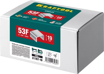 Скобы тип 20GA (53F / D / 056) 5000 шт 31787-19 купить в Екатеринбурге