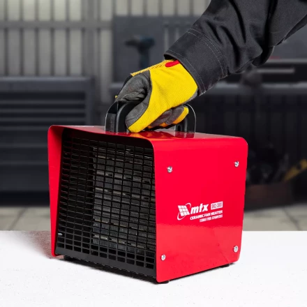 Тепловая пушка керамическая SHCL-3000, квадратная, 230 В, 480 м3/ч, 1/3 кВт// MTX 96403 купить в Екатеринбурге