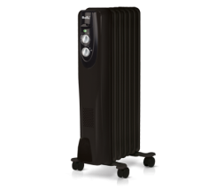 Маслянный радиатор обогреватель электрический BALLU Classic black BOH/CL-07BRN 1500
