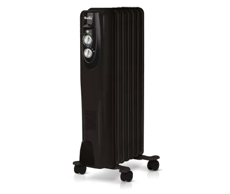 Маслянный радиатор обогреватель электрический BALLU Classic black BOH/CL-07BRN 1500 купить в Екатеринбурге