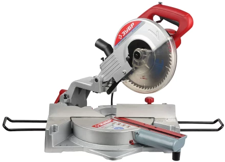 Пила торцовочная ЗУБР, подвижная головка, 255 мм, 4600 об/мин, 1600 Вт ЗПТ-255-1600-Л купить в Екатеринбурге