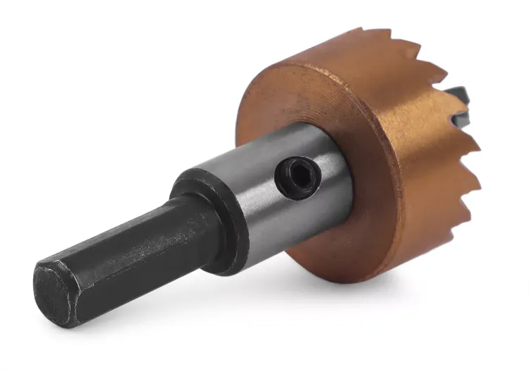 HSS-TiN коронка MESSER  27мм с центр. сверлом и толкающей пружиной для  лист. материала  до 2 мм ц/х купить в Екатеринбурге