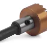 HSS-TiN коронка MESSER  27мм с центр. сверлом и толкающей пружиной для  лист. материала  до 2 мм ц/х купить в Екатеринбурге