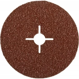 Круг шлифовальный ЗУБР &quot;ПРОФИ&quot; фибровый, для УШМ, P24, 125х22мм, 5 листов 35585-125-024