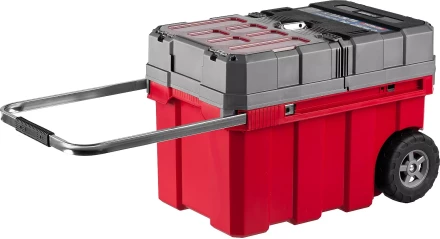 Ящики для инструмента на колесах МЕГА-БОКС серия ПРОФЕССИОНАЛ цвет черный купить в Екатеринбурге