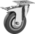 Колеса поворотные с тормозом из литой резины с полипропиленовым диском серия МАСТЕР купить в Екатеринбурге