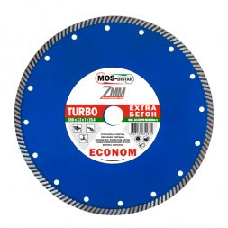 Диск алмазный по бетону Turbo Extra Econom MOS-DISTAR 115*2,2*7*22,23 mm