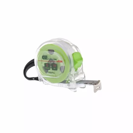 Рулетка Кварц, прозрачный корпус, амортизатор, 5 м х 19 мм  СИБРТЕХ 32521 купить в Екатеринбурге