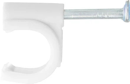 Скобы электроустановочные 6 мм круглый профиль 50 шт  СИБРТЕХ 47516 купить в Екатеринбурге