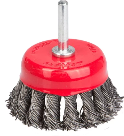 STAYER &quot;PROFESSIONAL&quot;. Щетка чашечная для дрели, жгутированная стальная проволока 0,5м, 75мм 35118-075_z01 купить в Екатеринбурге