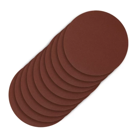 Круг абразивный на ворсовой подложке под &quot;липучку&quot;, P 400, 125 мм, 10 шт Сибртех 738747 купить в Екатеринбурге