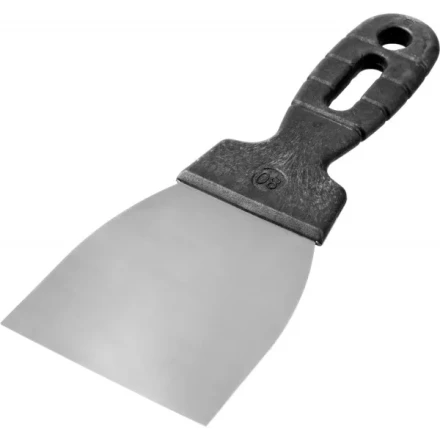 Шпатель ЗУБР &quot;МАСТЕР&quot; нержавеющее полотно, 80мм 10077-08 купить в Екатеринбурге