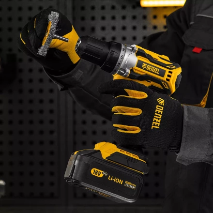 Щетка для дрели, 75 мм, Плоская, со шпилькой, нержавеющая витая проволока Denzel 744603 купить в Екатеринбурге