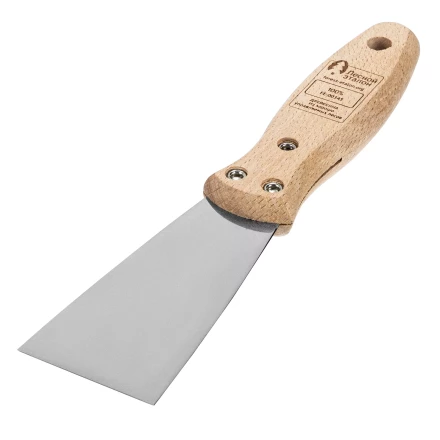 Шпательная лопатка из нержавеющей стали, 50 мм, буковая рукоятка, EFP Matrix 85611 купить в Екатеринбурге