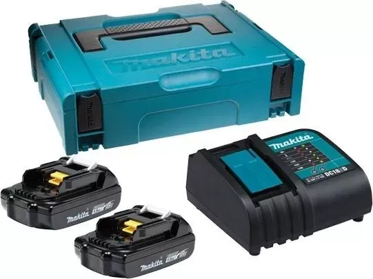 Набор 2 аккумулятора Makita BL1815B 1.5 Ач и Зарядное устройство DC 18 SD (197143-8) купить в Екатеринбурге
