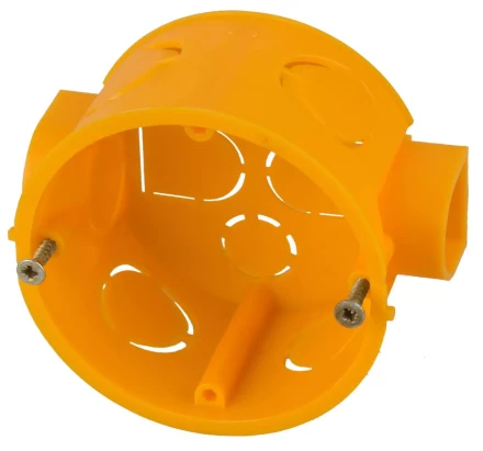 Коробка установочная СВЕТОЗАР для подштукатурного монтажа, макс напряж 400В, межцентр. Расстояние 71мм, 68х40мм, круглая SV-54903 купить в Екатеринбурге