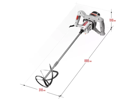 Миксер строительный 2 скорости МР-1050-1 серия МАСТЕР купить в Екатеринбурге
